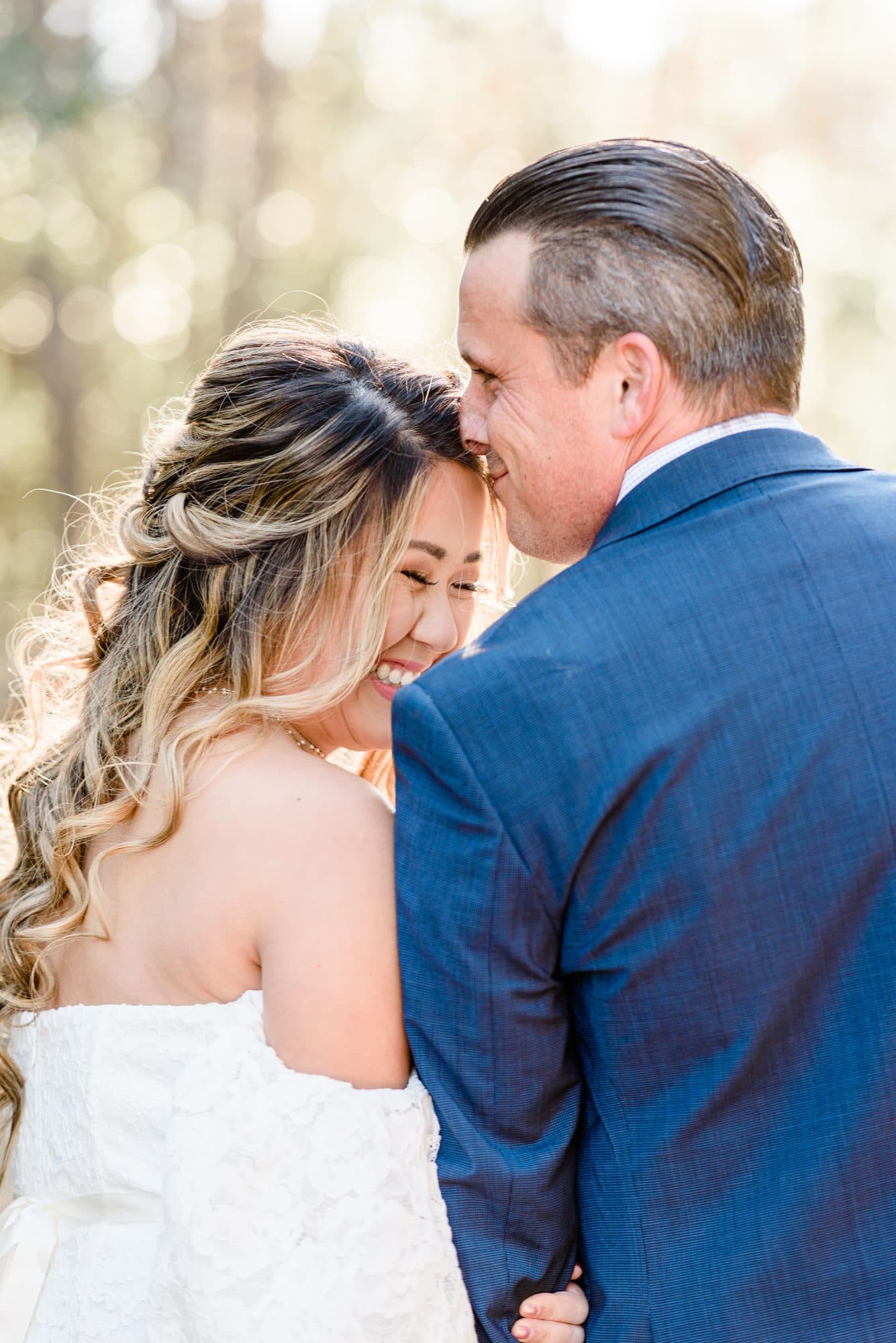 Bride Huong with soft, photo-ready bridal beauty
