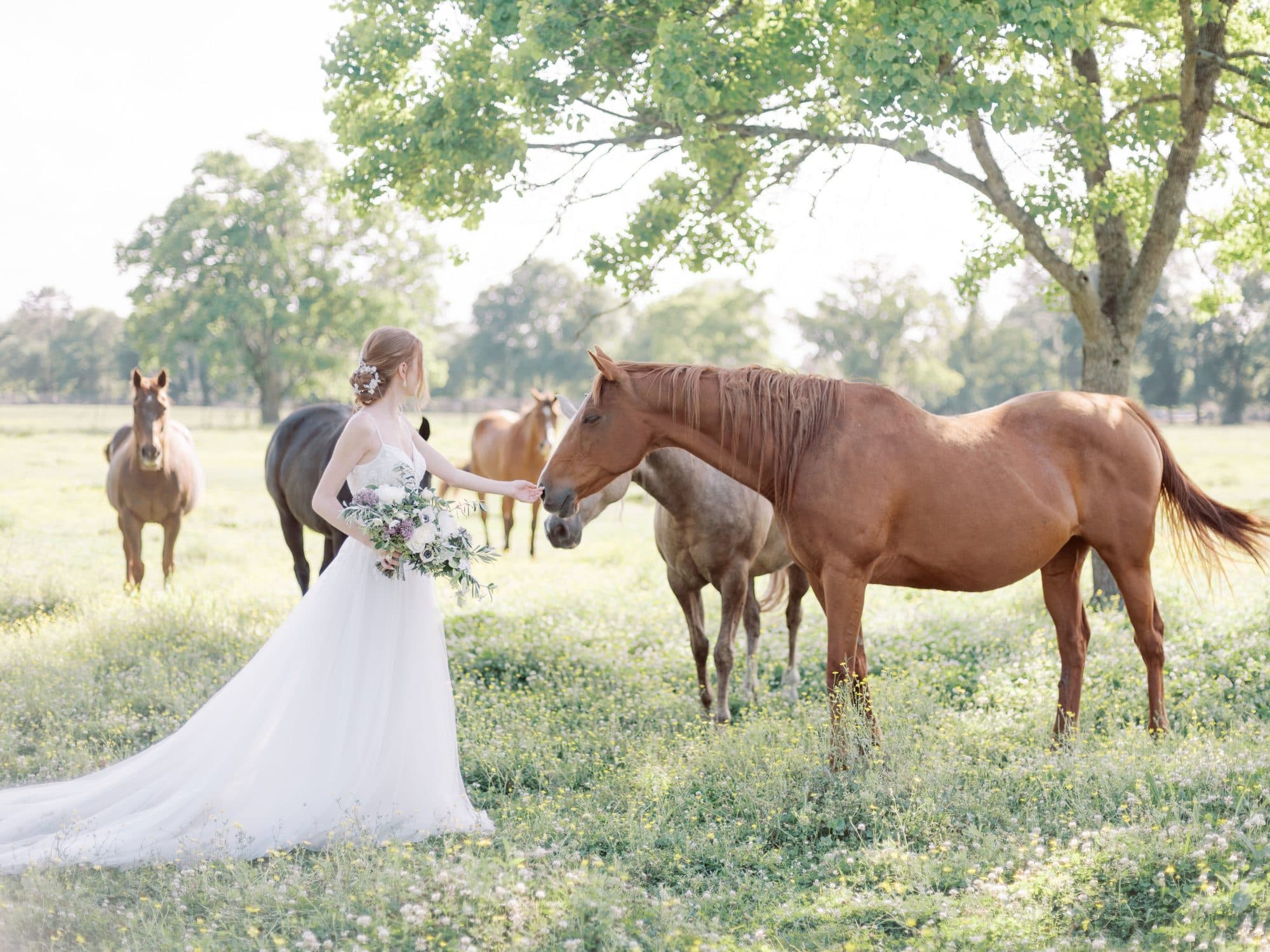 Classic bridal beauty look with securely styled wedding hair
