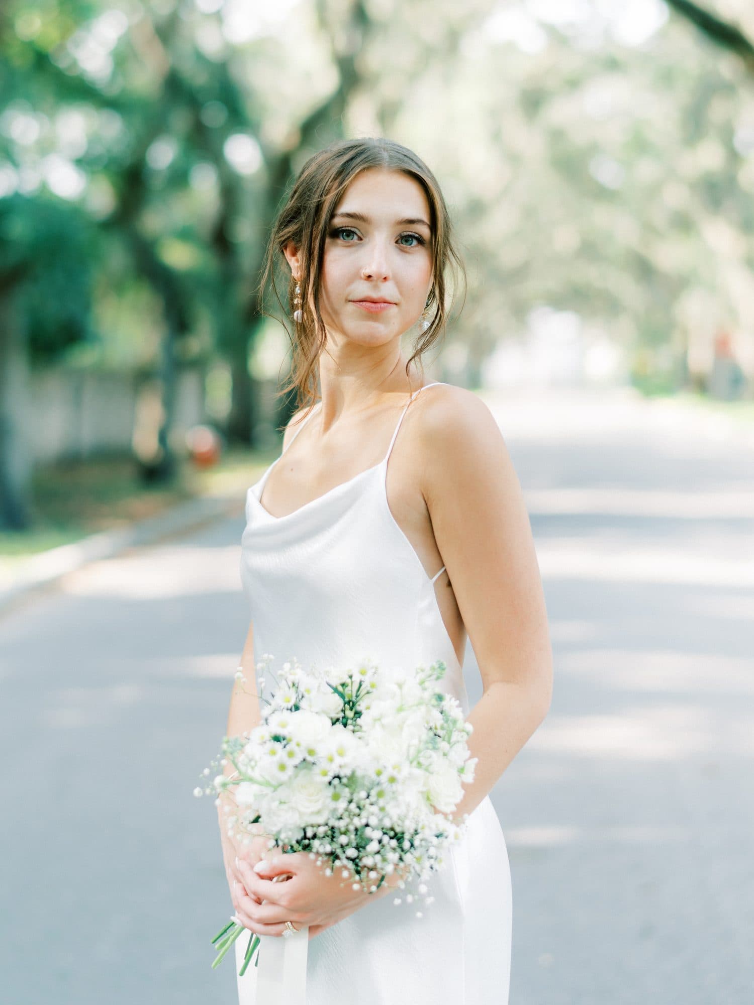 McKelvey and Ryan's St. Augustine beach elopement, bridal beauty by Maureen Ella