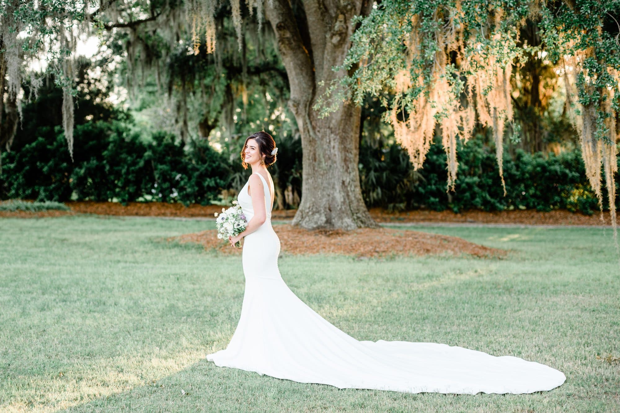 Bride Taylor with vineyard wedding bridal hair and makeup